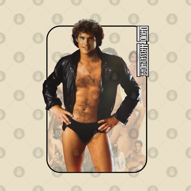 HASSELHOFF ILLUSTRATIONS CARD by miocbjr