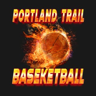 Graphic Sports Teams Name Portland Trail Personalized Basketball Vintage Styles T-Shirt