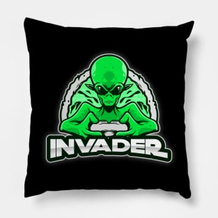 Alien invader Pillow