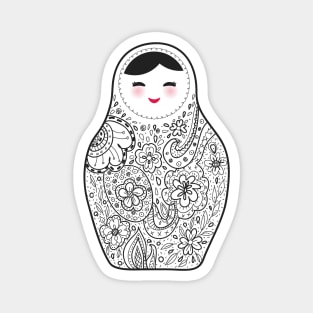 Russian dolls matryoshka Magnet