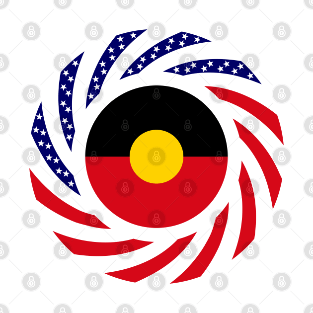 Australian Aboriginal American Multinational Patriot Flag Series by Village Values