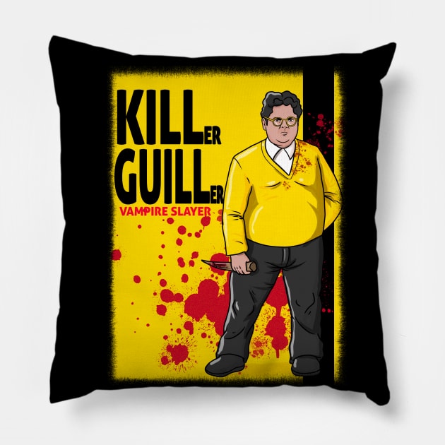 KILLer GUILLer Pillow by MarianoSan