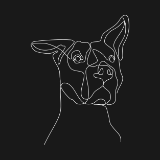 Rottweiler dog one line T-Shirt