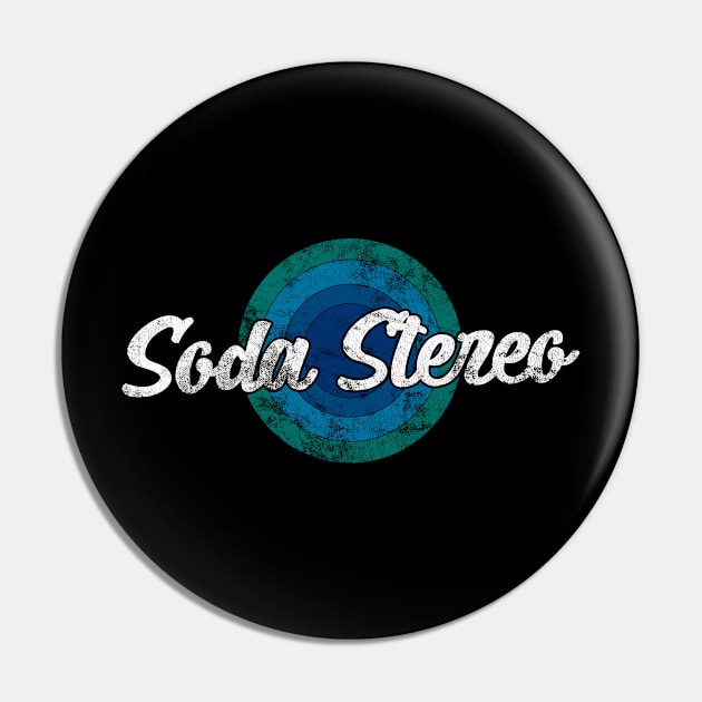 Vintage Soda Stereo Pin by Win 100