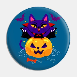 Vampire Kitty Pin