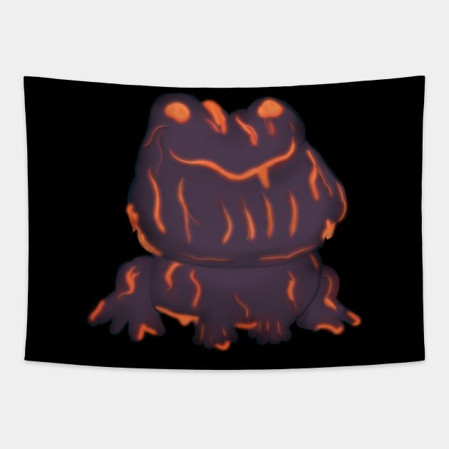 Lava Frog Tapestry by Bufo Boggs