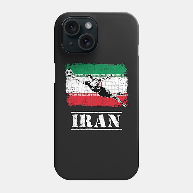 Iran Soccer Goalie Goal Keeper Shirt Phone Case by zeno27