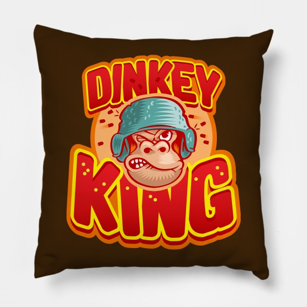 Dinkey King Pillow by ArtistEYE