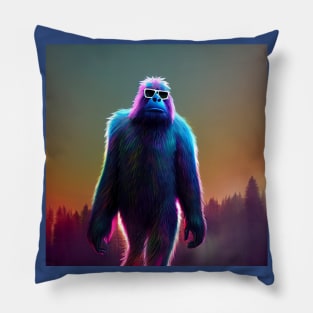 Dope Sasquatch in Nature Pillow