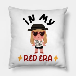 In my Red era Pillow