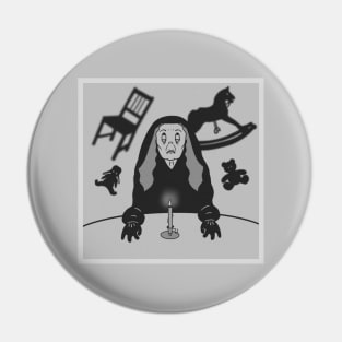 Spooky seance Pin