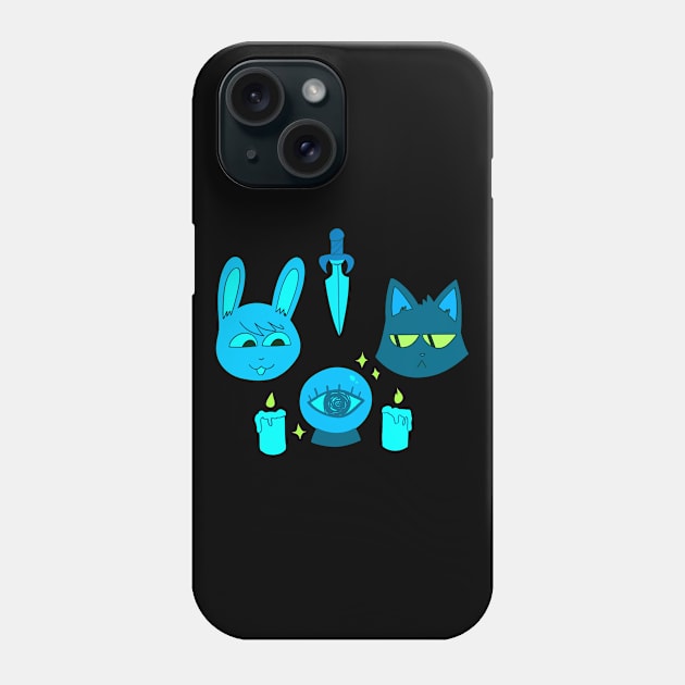 Fortune Tellers [BLUE] Phone Case by Ley-Z Designs