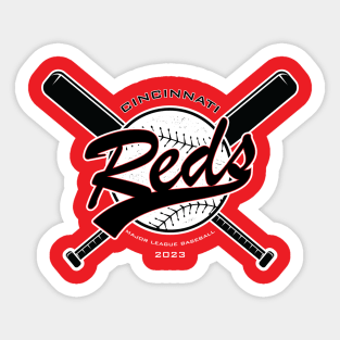 Cincinnati Reds Vintage Logo 1953 - 1967 Sticker Vinyl Wall Decal