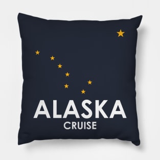 Alaska Flag Stars for Alaskan Cruise Pillow