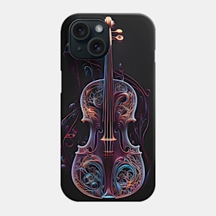 Music Series 02 Violet and Blue Phone Case