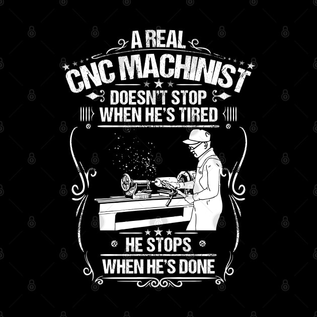 CNC Machinist CNC Operator CNC Machine Gift by Krautshirts