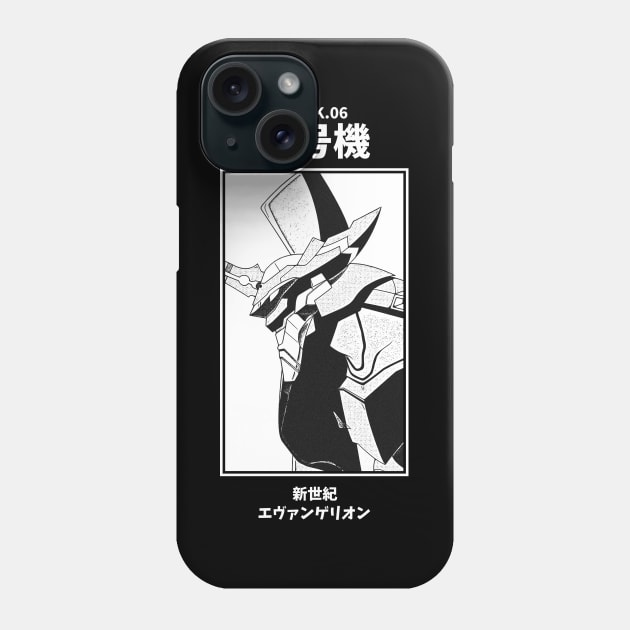 Evangelion Unit Mark - 06 Neon Genesis Evangelion Phone Case by KMSbyZet