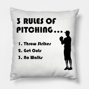 Rules of Pitching Pillow