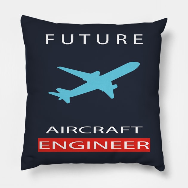 Best design future aircraft engineer aerospace engineers Pillow by PrisDesign99
