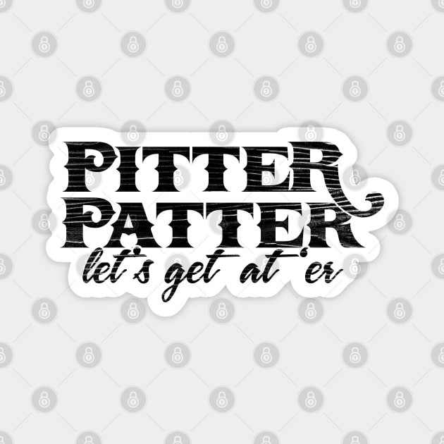 Pitter Patter Magnet by ilcalvelage