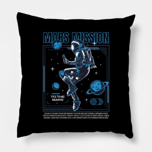 Mars Mission Space Exploration Pillow