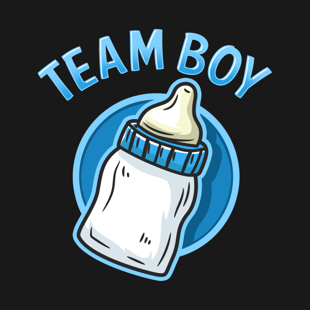 Team Boy - Pregnancy Announcement - Baby Shower by biNutz