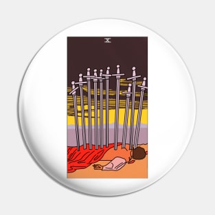 10 of Swords Pin