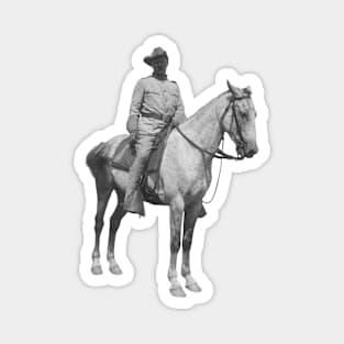 Colonel Theodore Roosevelt On Horseback - New York - 1898 Magnet