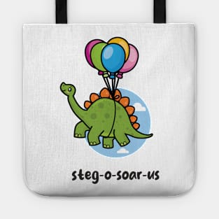 Steg-o-sour-us (on light colors) Tote