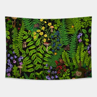 Forest fauna and flora Tapestry