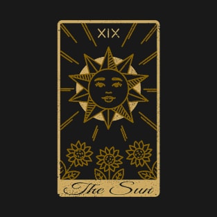 Tarot Card - The Sun - Occult Gothic Halloween T-Shirt