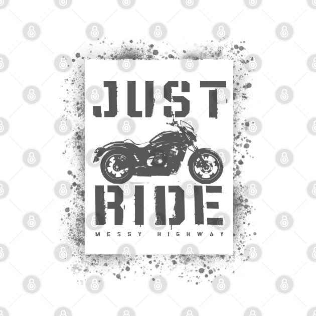 Just Ride Stencil, Vulcan S by MessyHighway