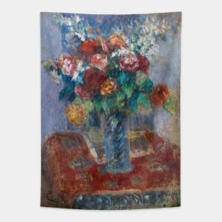 Bouquet de fluers  by Camille Pissarro Tapestry