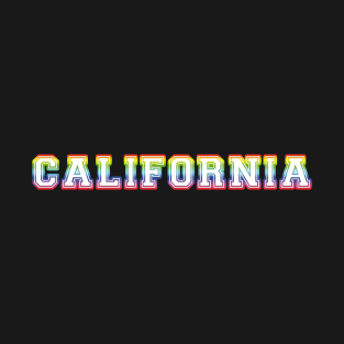 California Pride Rainbow T-Shirt