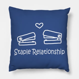 Staple Relationship White Pocket Pillow