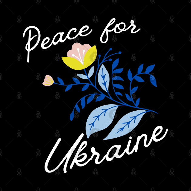 Peace for Ukraine Ukrainian Wildflower by MalibuSun