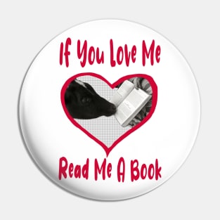 If You Love Me Read Me a Book Pin