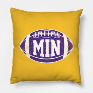 MIN Retro Football - Yellow Pillow