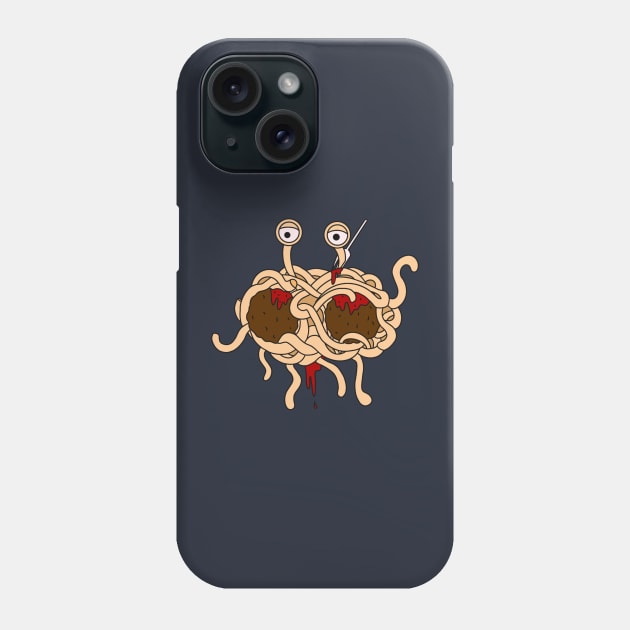 FSM attacked by fork Phone Case by TooPar