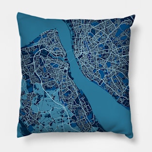 Liverpool - United Kingdom Peace City Map Pillow