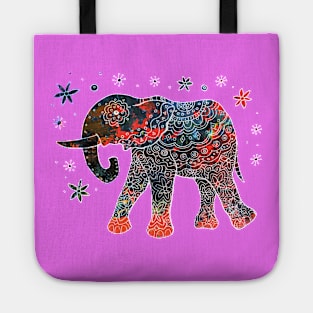 Mandala Mama Elephant Tote