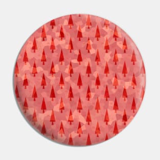 RED Christmas Trees Pin