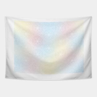 Pastel Flower Tie Dye Pattern Tapestry