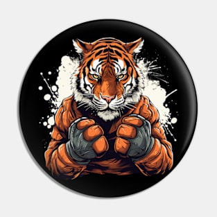 boxer tiger Pin