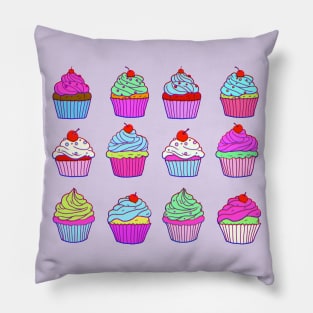 Colourful Cupcakes 2023 Pillow