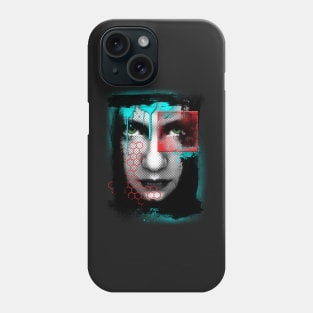 A Girl... An abstract reflection. Phone Case