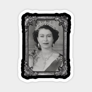 Vintage Queen Elizabeth II Magnet