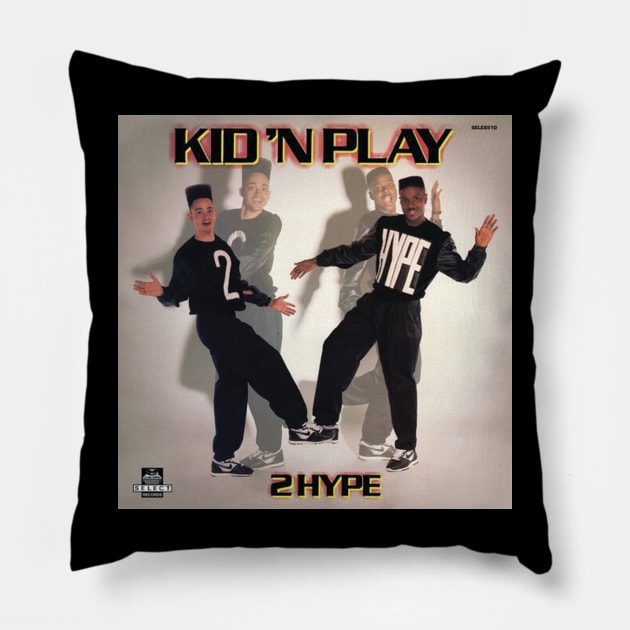 Kid 'N Play 2 Hype Album Cover (Official) Pillow by Artist Club