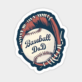 Baseball Dad Glove Magnet