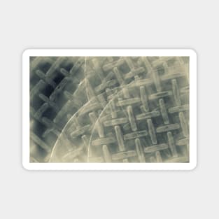 Rice Paper Disc Abstract Magnet